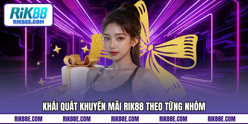 Khái quát khuyến mãi RIK88 theo từng nhóm